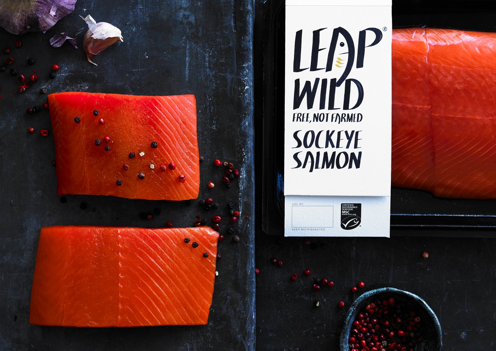 Leap wild sockeye salmon 